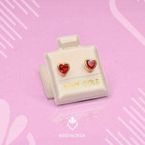 Broquel corazón rojo