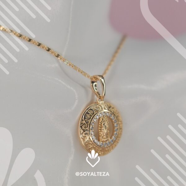 Collar Virgencita relieve - Imagen 2