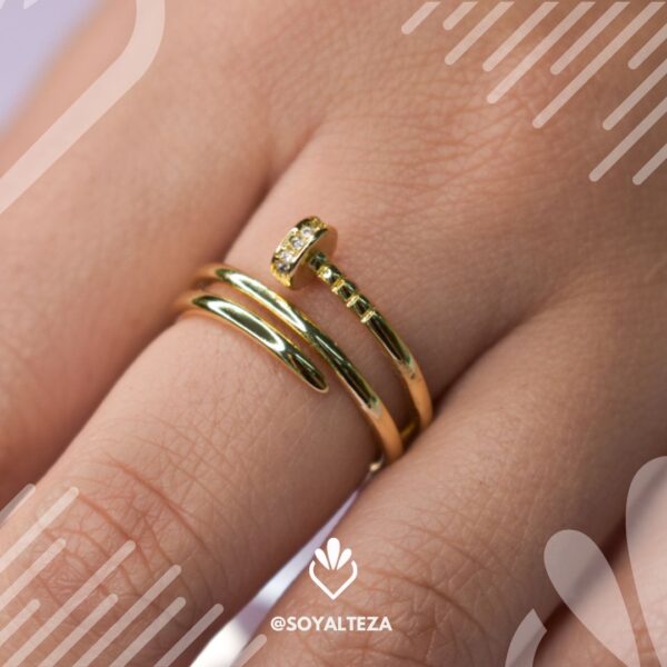 Anillo Cartier triple - Imagen 3