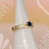 Anillo flor azul - Imagen 2