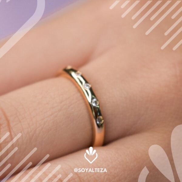 Anillo incrustacinoes - Imagen 3