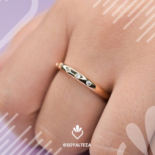 Anillo incrustacinoes - Imagen 2