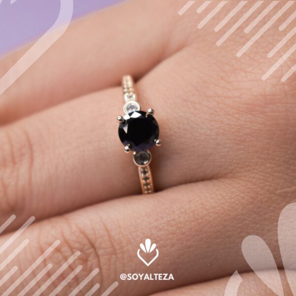 Anillo promise negro - Imagen 4