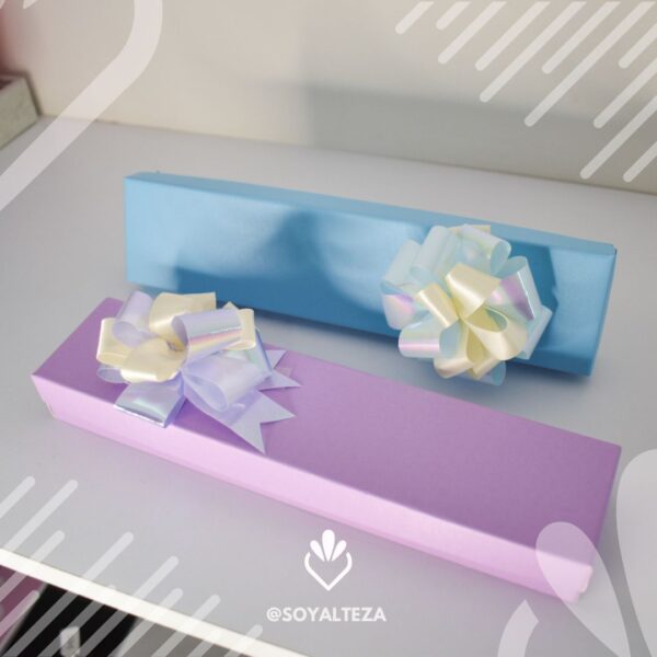 Caja rectangular lila - Imagen 2