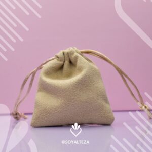 Bolsita gamuza café