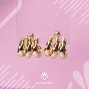 Arracadas triple