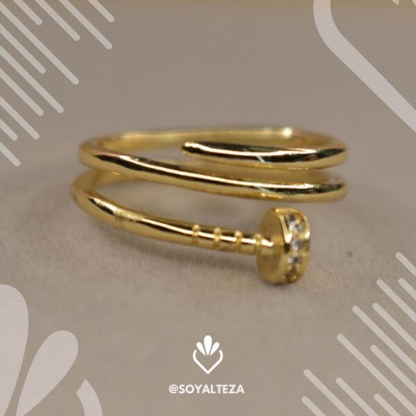 Anillo Cartier triple - Imagen 2