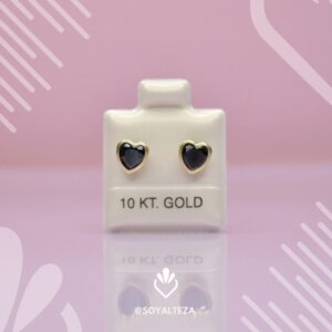 Broquel corazon negro