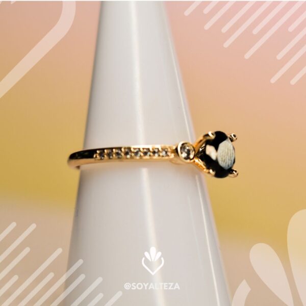 Anillo promise negro - Imagen 2