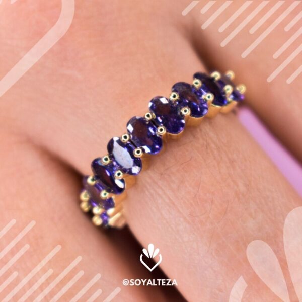 Anillo lavanda