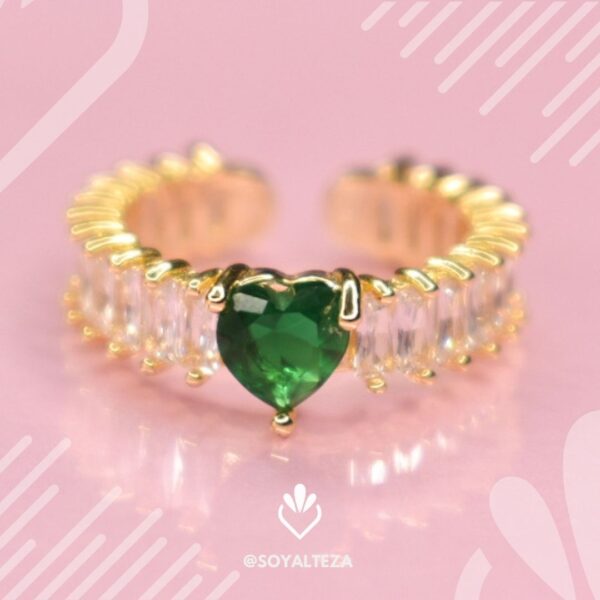Anillo churumbela corazon